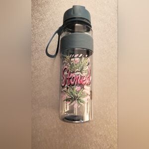 Stoned Clear and Gray Water Bottle